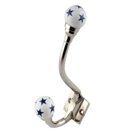 Black Star Ceramic Iron Hooks